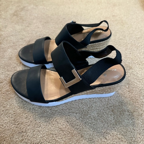 Bandolino Women's Zuni black Platform Sandal NIB 6.5 - Picture 3 of 11